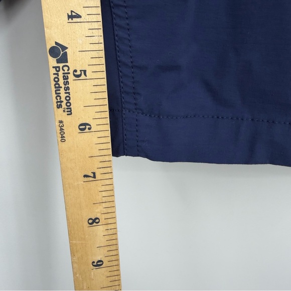 J. Crew Navy Blue Hybrid Swim Trunks Shorts sz 30 7" Inseam J0057 - Picture 4 of 8